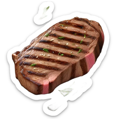 Steak sticker