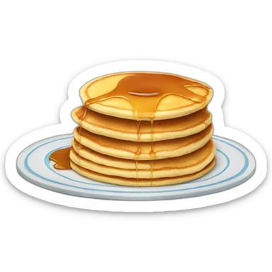 Pancake sticker