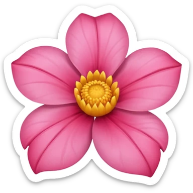 Flor rosada sticker