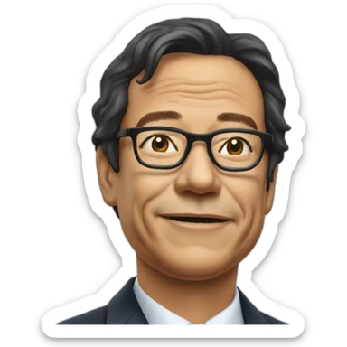 Presidente Gustavo Petro bebiendo sticker