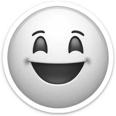 a laughing upside down smiley sticker