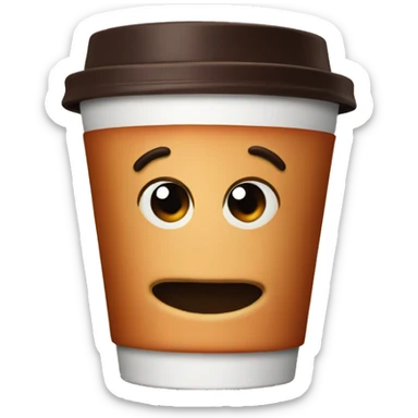 Dunkin coffee  sticker