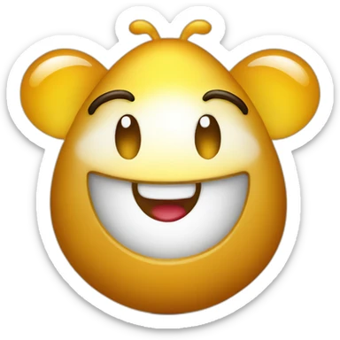 Honey loving me sticker