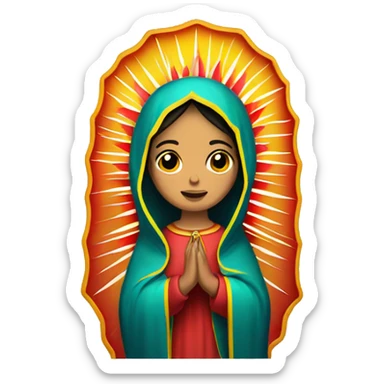 virgen de guadalupe sticker