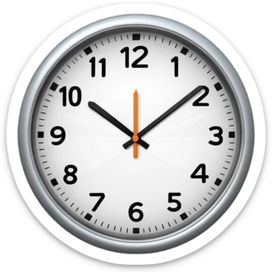 alas 2 de la tarde pm reloj sticker