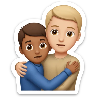 kis majom az ember karjába mászik sticker