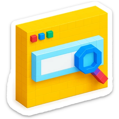 Search engine sticker