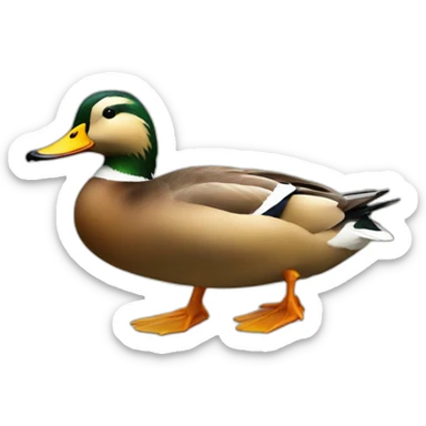 the police caught a duck sticker