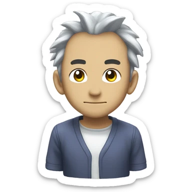 Rival Silver from Pokemon Gold and Silver sticker