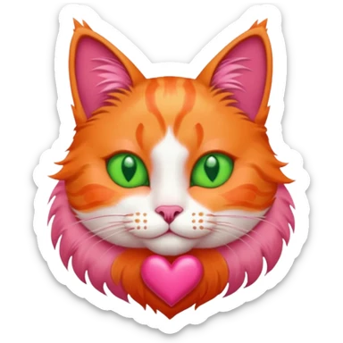 Cat enamorado 💘  sticker