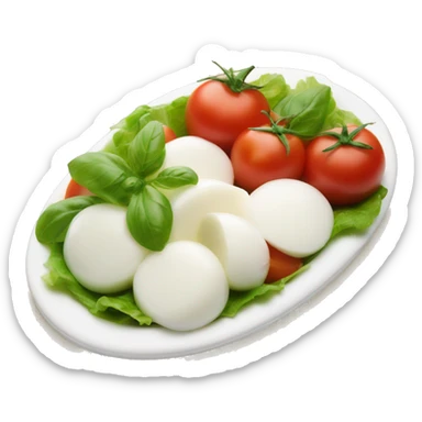 Mozzarella and tomato salad  sticker