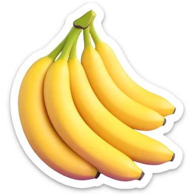bunch of bananas sticker