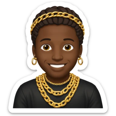 Gué Italian rapper sticker