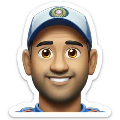 Ms Dhoni sticker