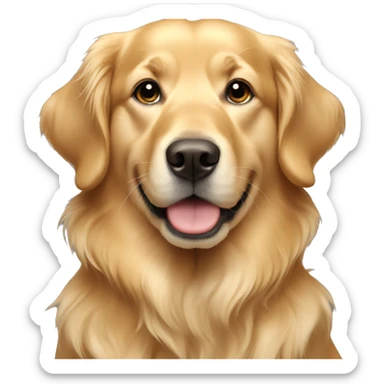 golden retriever  sticker