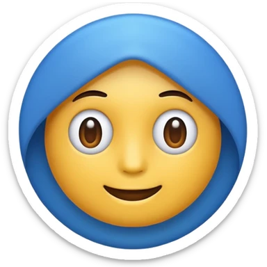 Create a verify meta parody badge  emoji with this ✅🔵 sticker