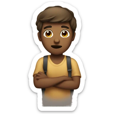 Sideeye and ignoring others sticker