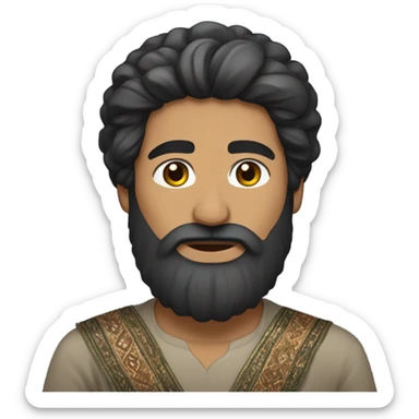 afghan guy hairy asf sticker