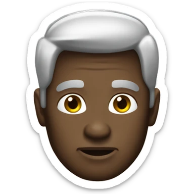 Men in black emoji sticker