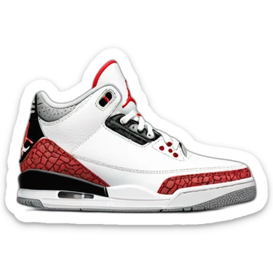 Jordan 3 White Cement sticker