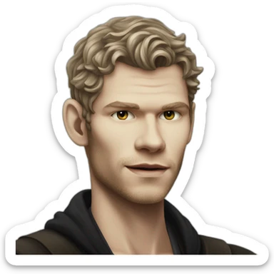 Klaus mikaelson Joseph morgan realistic detailed sticker