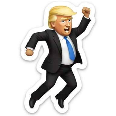Donald Trump dancing sticker