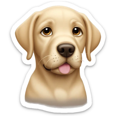 labrador puppy sticker