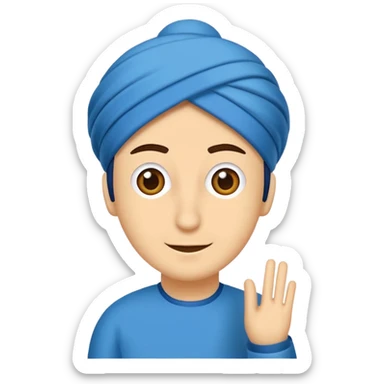 DOĞU TÜRKİSTAN BAYRAĞI (İNSANSIZ) AY VE YILDIZ MAVİ BAYRAK sticker