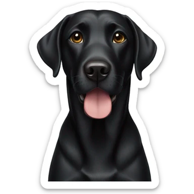 black lab sticker
