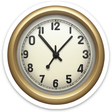 Clock sticker