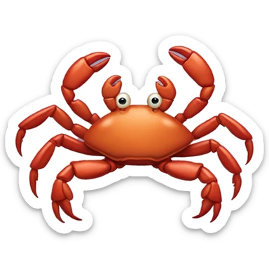 sebastian the crab sticker