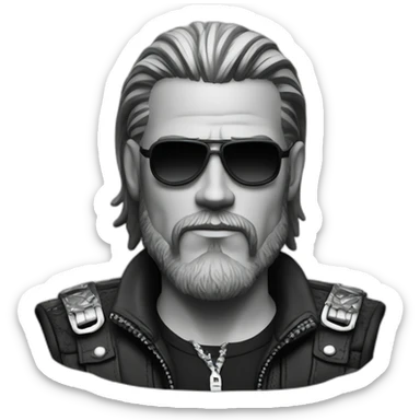 Biker-sons of anarchy sticker