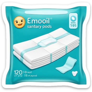 Pack of sanitary pads for every day  sticker
