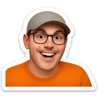 Adjust the left eye so it is facing forward, matching the right eye, keep the rest of the face unchanged, transparent background. sticker