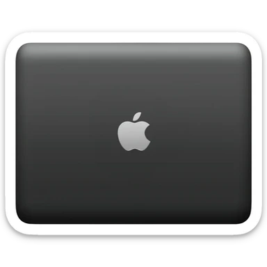 black macbook sticker