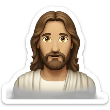 Jesus lächelt sticker