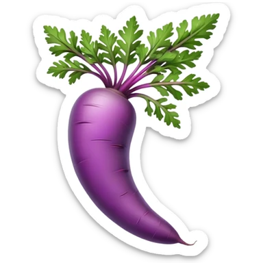 Purple Carrot  sticker