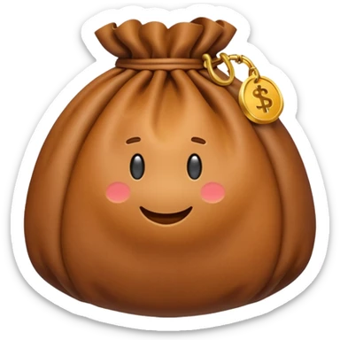 money bag emoji with no sign  sticker