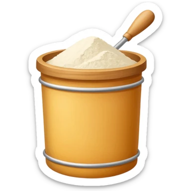 flour production sticker