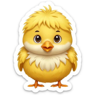 cute chick sticker