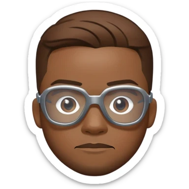 sam wilson with side-whiskers wear safety glasses from  from captain america: civil war sticker