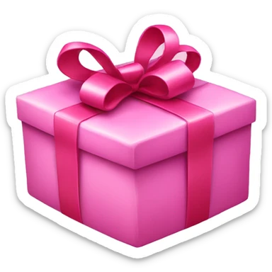 Pink Present sticker