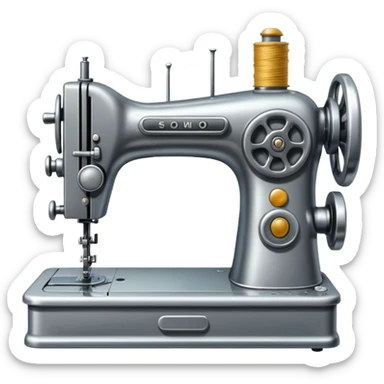 Fashion sewing machine sticker