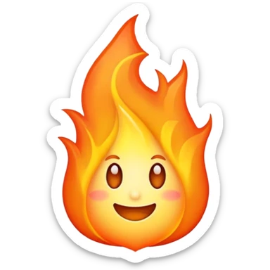 Zarza ardiendo sticker