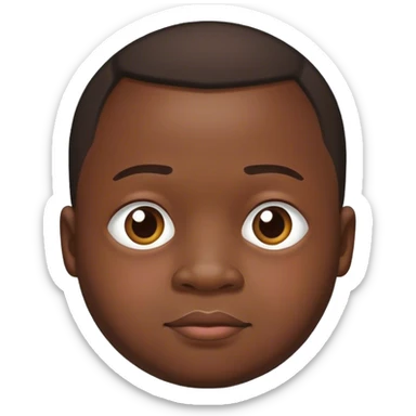 Black man with Down syndrome  sticker