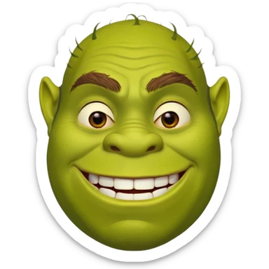Shrek sticker