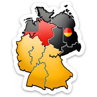 germany map sticker