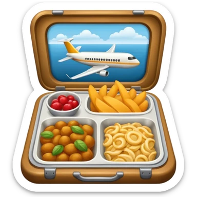 plane food sticker