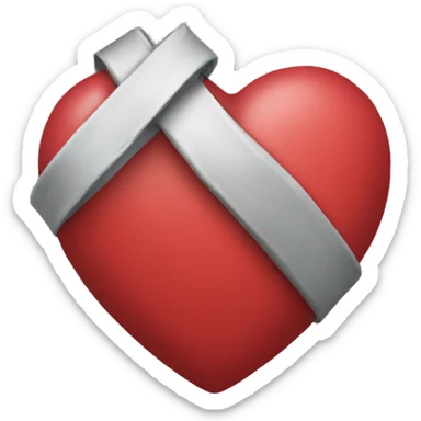 Heart sticker