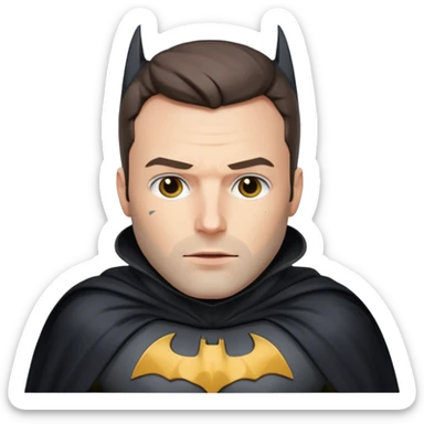 ben affleck batman sticker
